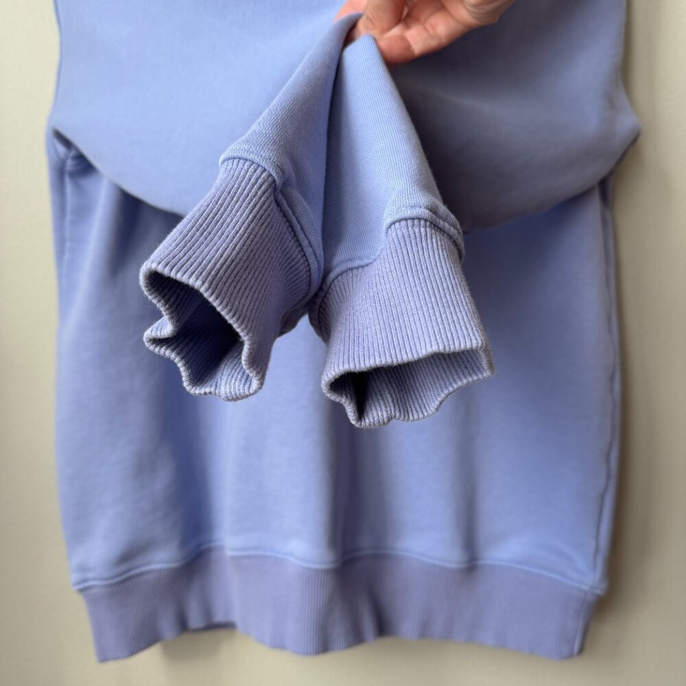 Anine Bing Tyler Sweatshirt Light Blue/White - Picture 16 of 17